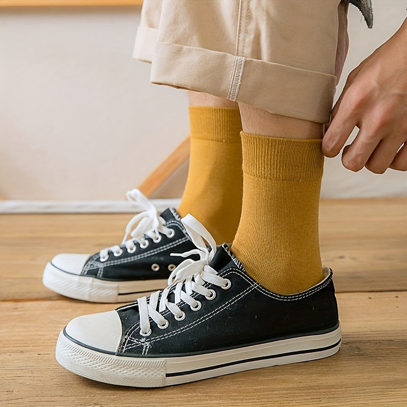 10 Kleurrijke Herensokken Set - Comfort & Stijl