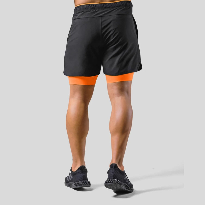 2-in-1 Sportbroek Heren Workout Essentials
