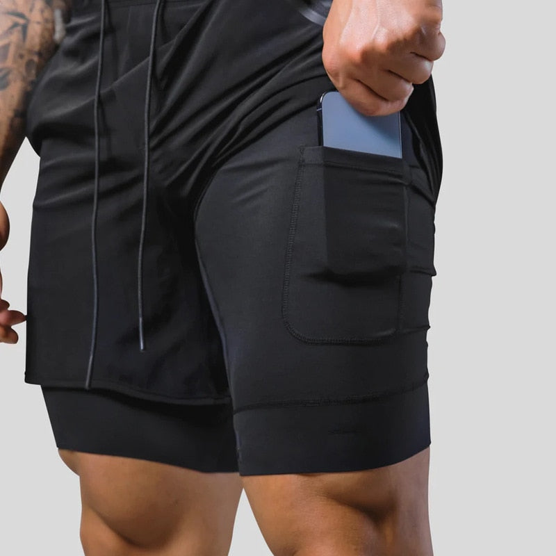 2-in-1 Sportbroek Heren Workout Essentials