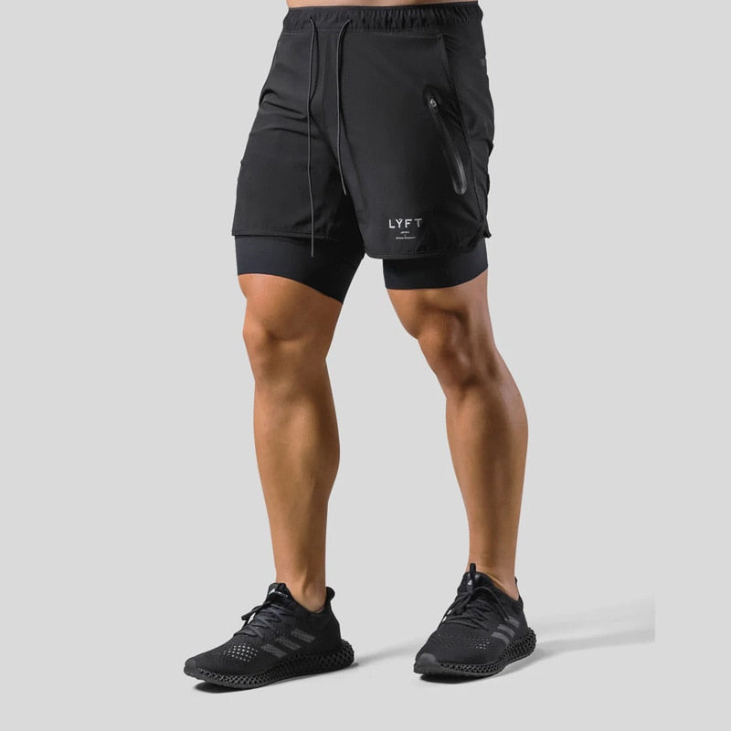 2-in-1 Sportbroek Heren Workout Essentials