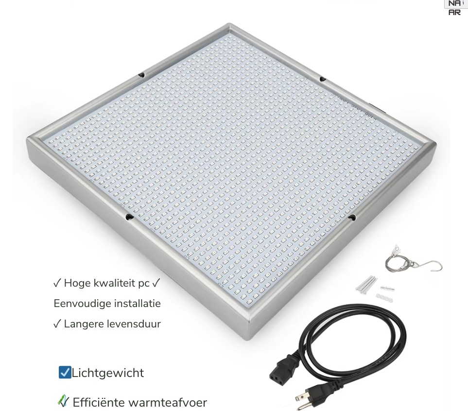 200W LED Kweeklamp Dimbaar Volledig Spectrum