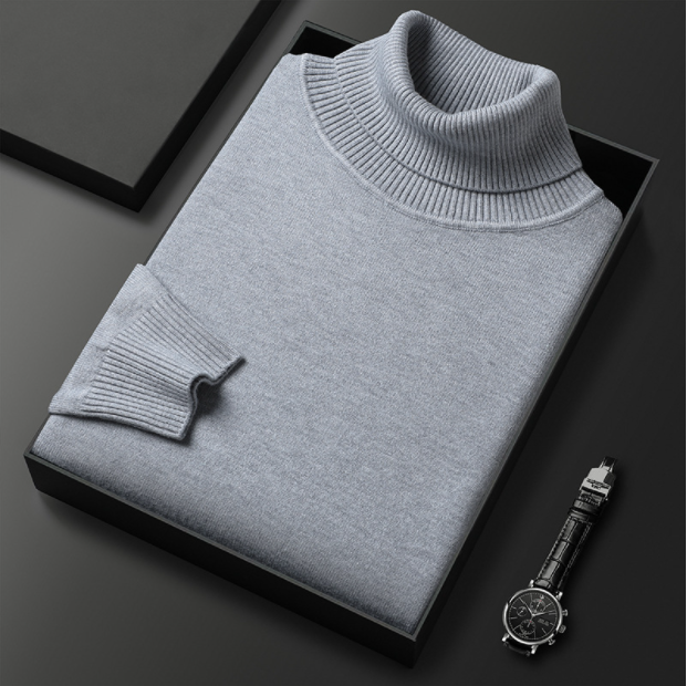 Brylon Luxe Heren Coltrui Comfortabel Warm