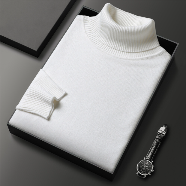 Brylon Luxe Heren Coltrui Comfortabel Warm