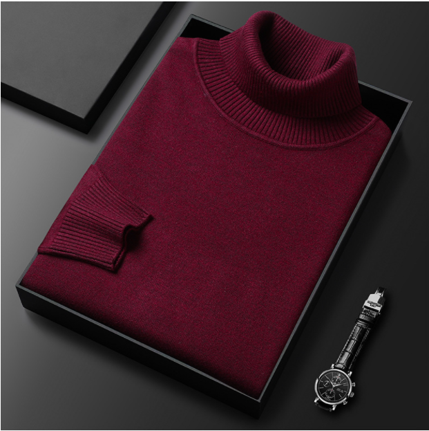 Brylon Luxe Heren Coltrui Comfortabel Warm