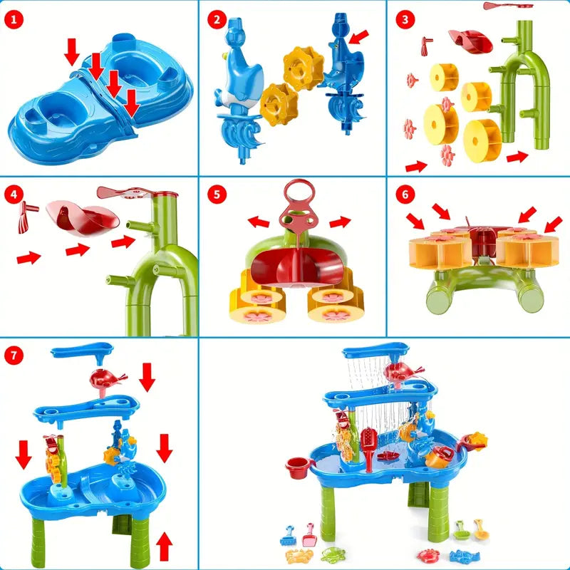 3-laags Zand- en Water Speeltafel