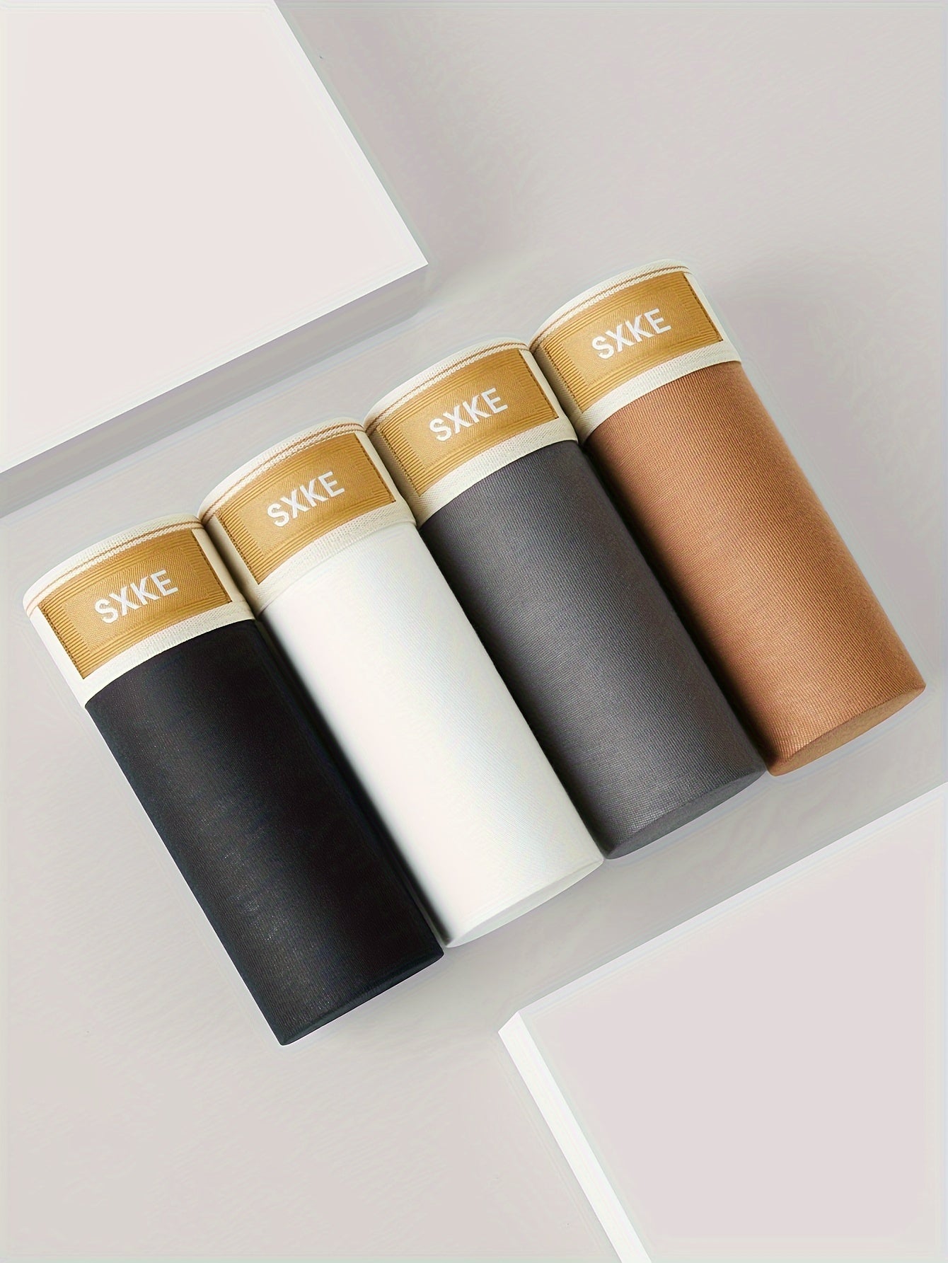 4-Pack Comfortabele Heren Boxershorts met Stretch