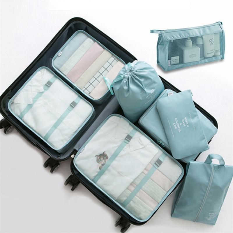 8-delige Reisset – Bagage Organizers & Verdelers