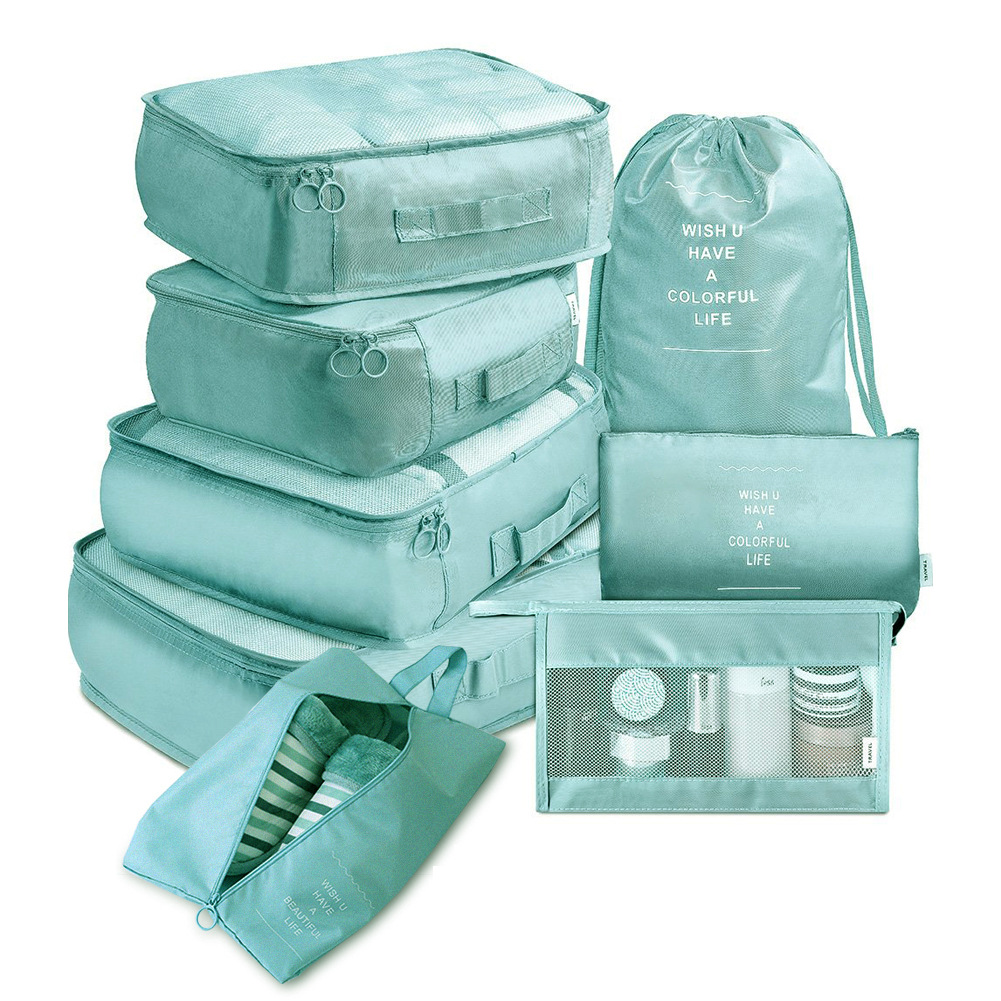 8-delige Reisset – Bagage Organizers & Verdelers