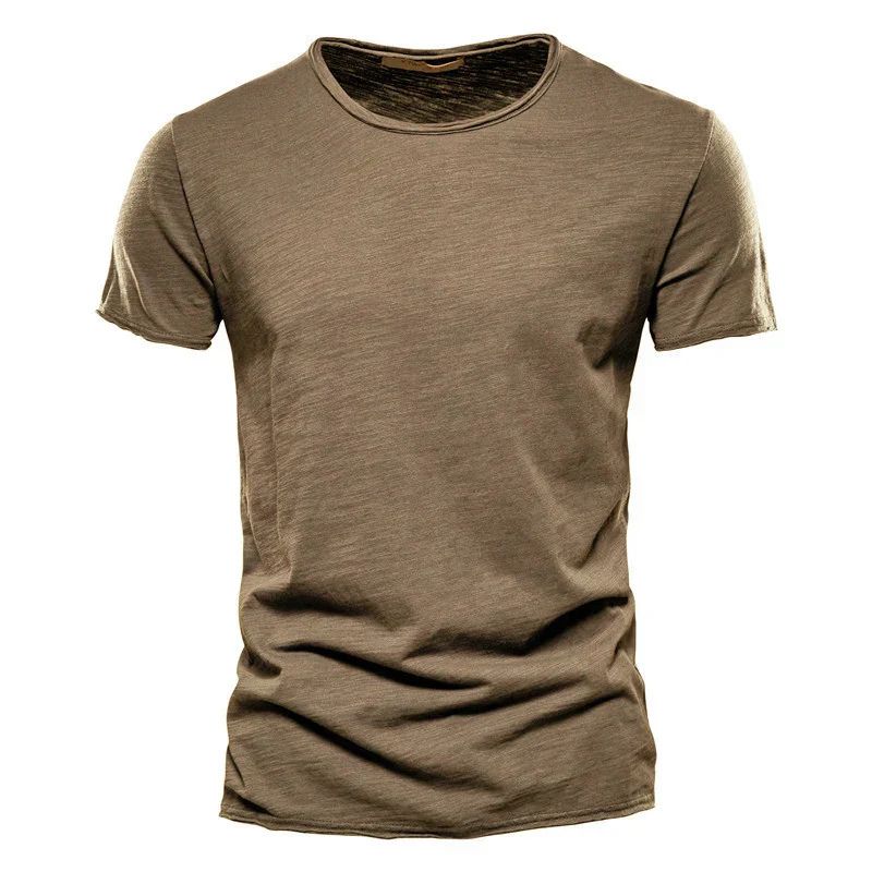 Ademend Katoenen Heren Zomer T-shirt