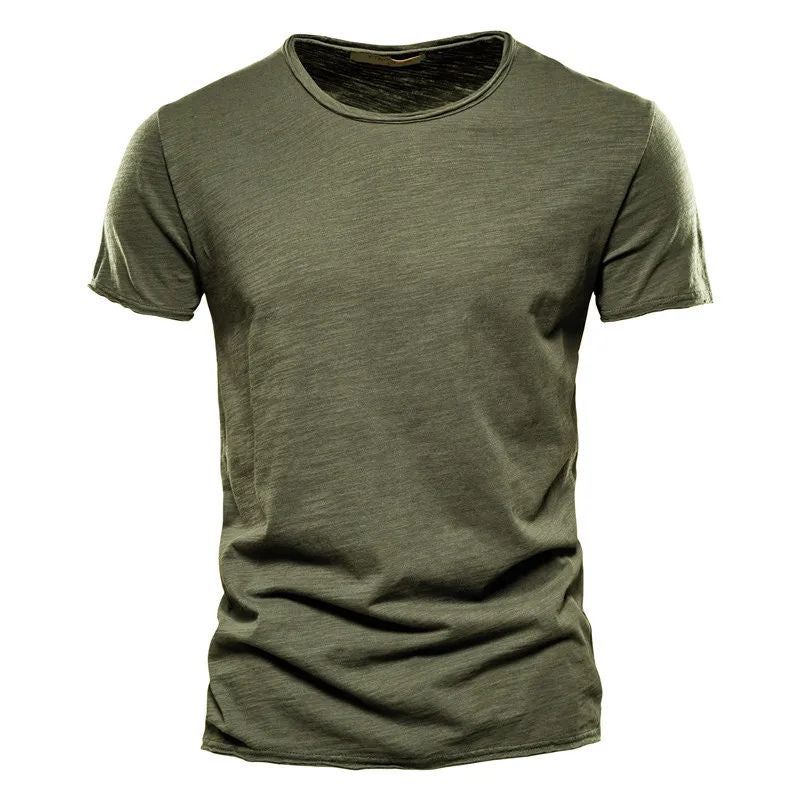 Ademend Katoenen Heren Zomer T-shirt