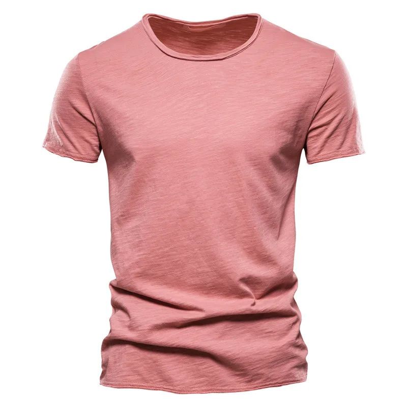 Ademend Katoenen Heren Zomer T-shirt