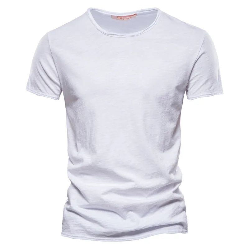 Ademend Katoenen Heren Zomer T-shirt