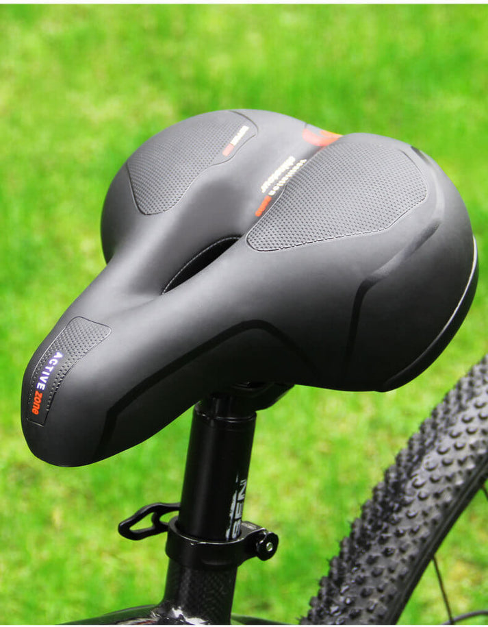 Ademend Schokdempend Fietszadel voor MTB & Race