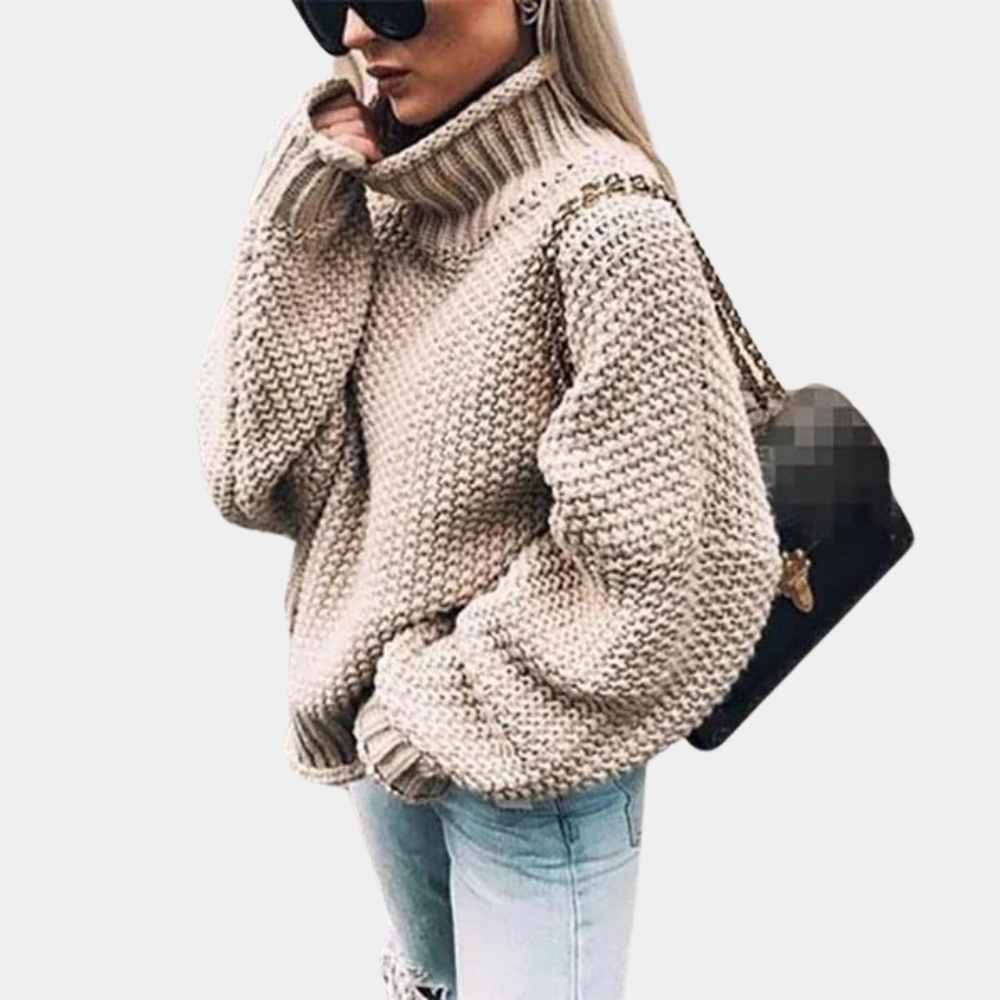 Adiya - Warme Oversized Gebreide Damestrui