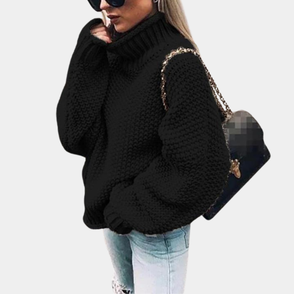 Adiya - Warme Oversized Gebreide Damestrui