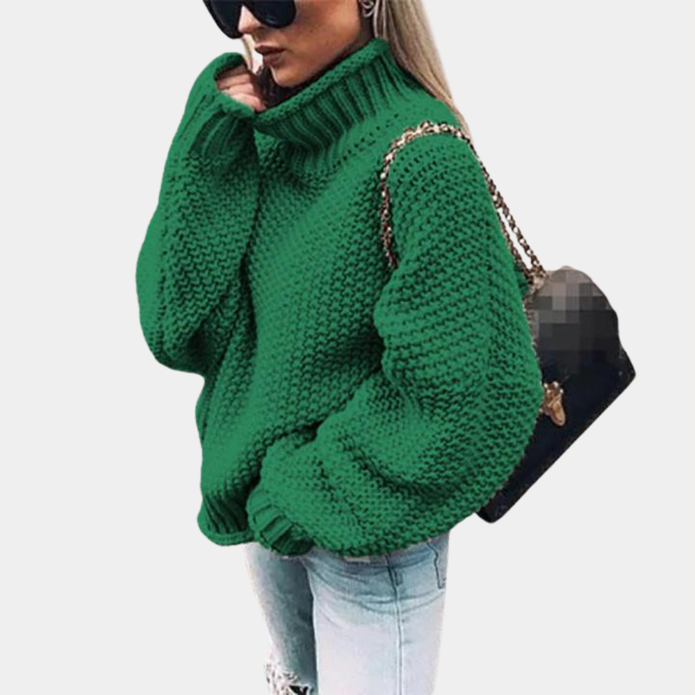 Adiya - Warme Oversized Gebreide Damestrui