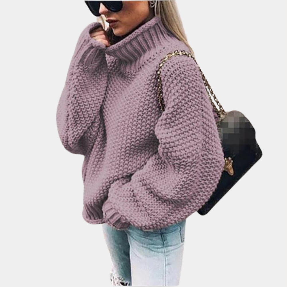 Adiya - Warme Oversized Gebreide Damestrui