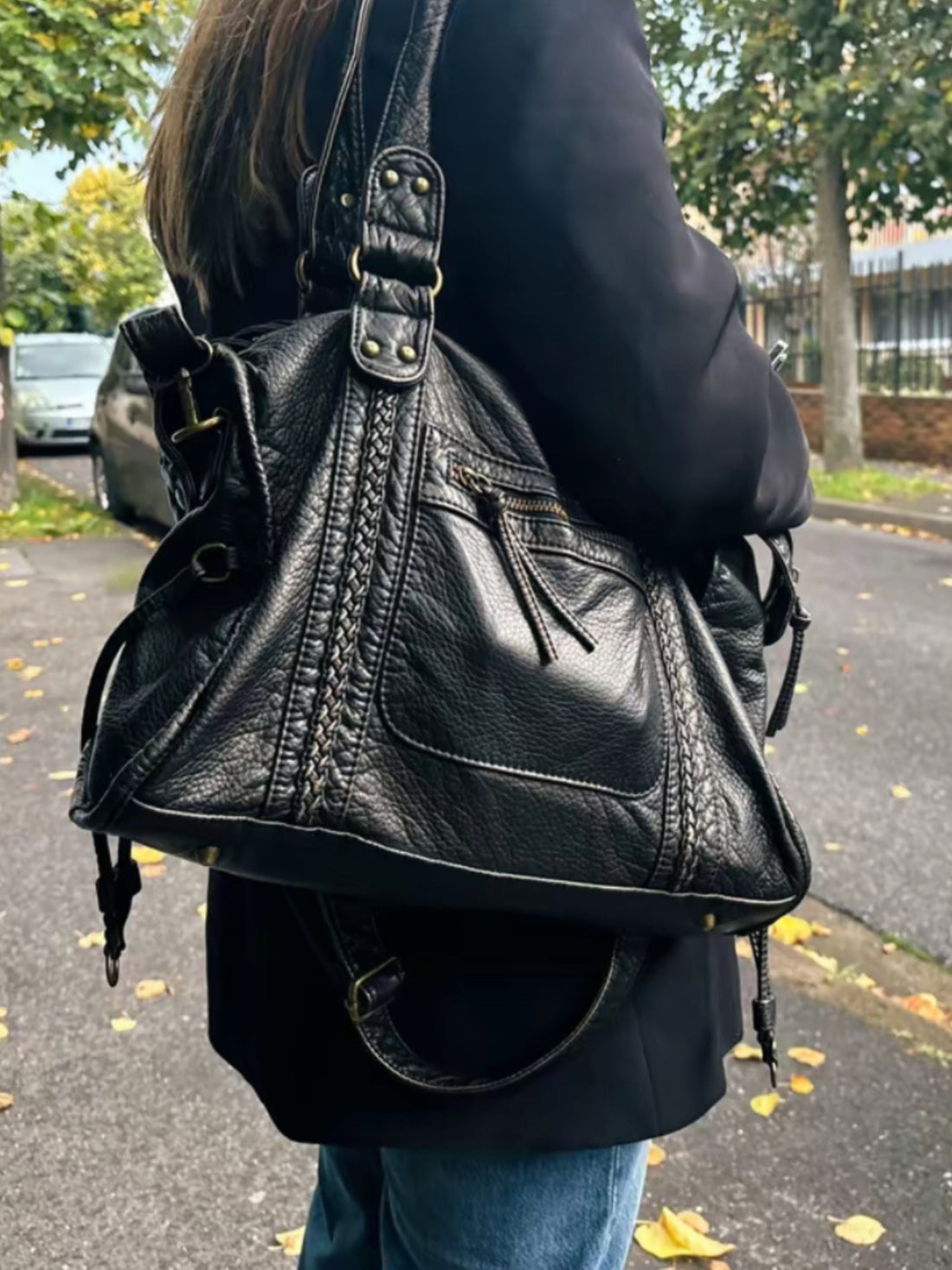 Adriana Elegante Vegan Schoudertas Dames