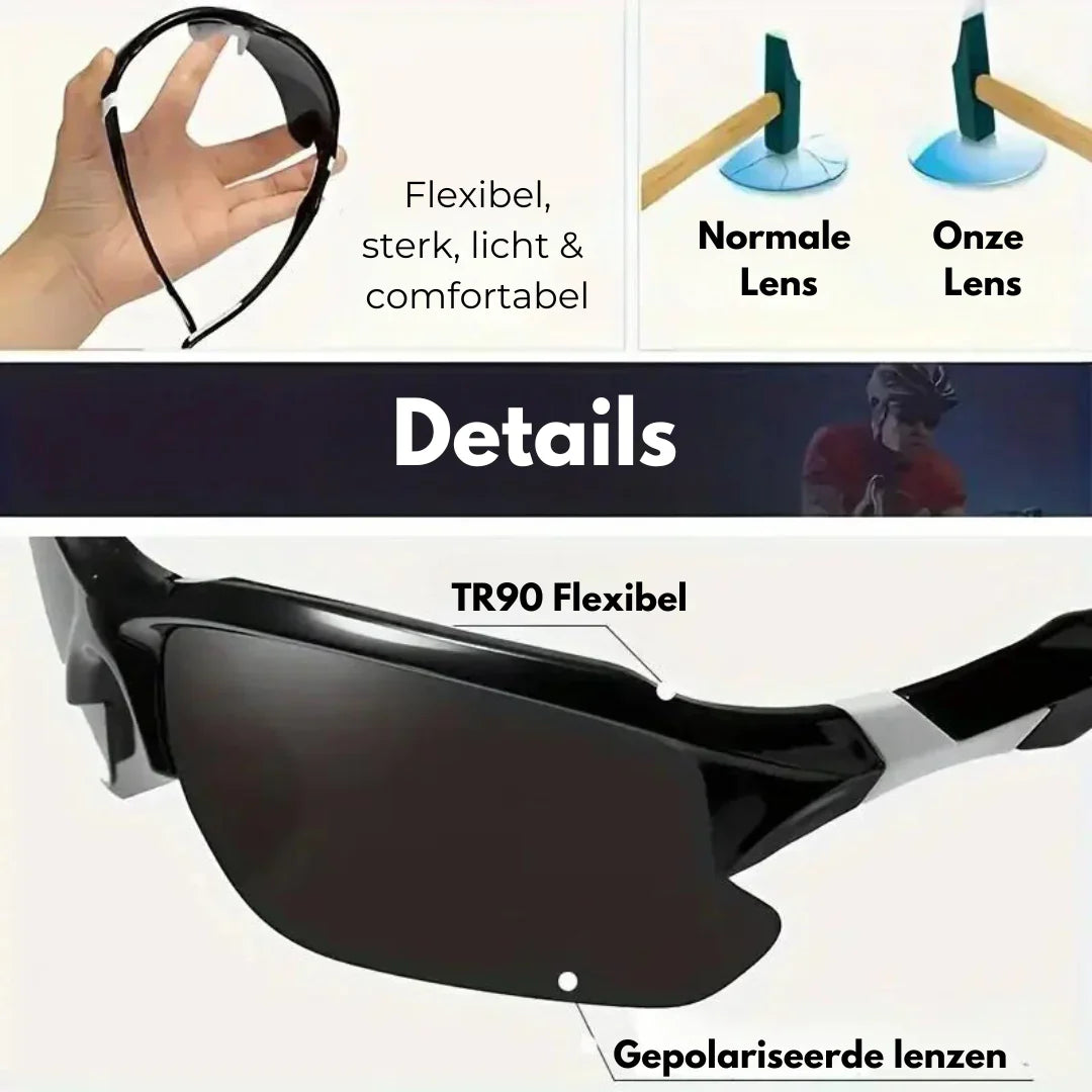 Advision Gepolariseerde Sportzonnebril voor Outdoor Prestaties