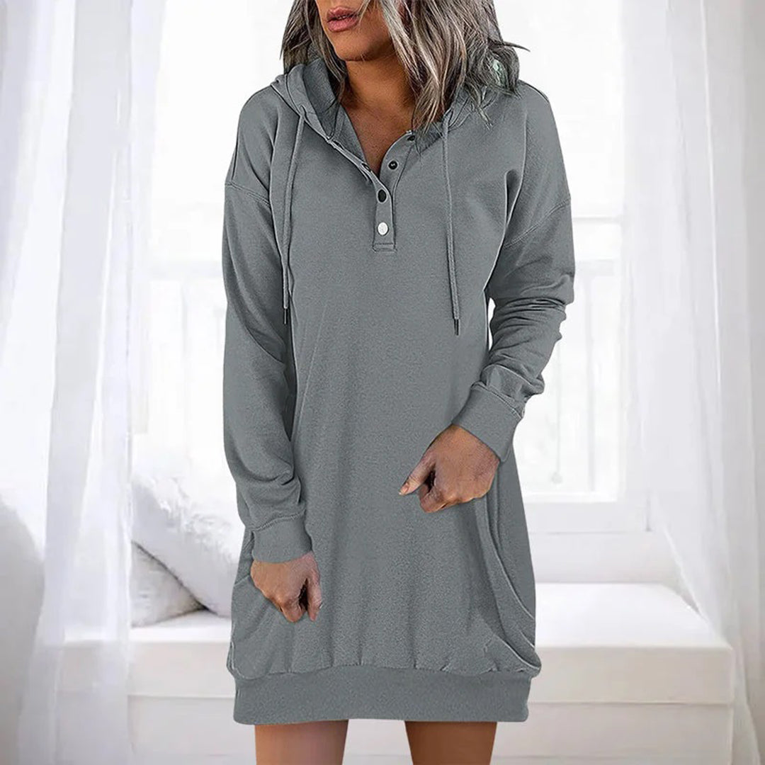 Althea - Casual Damesjurk met Capuchon