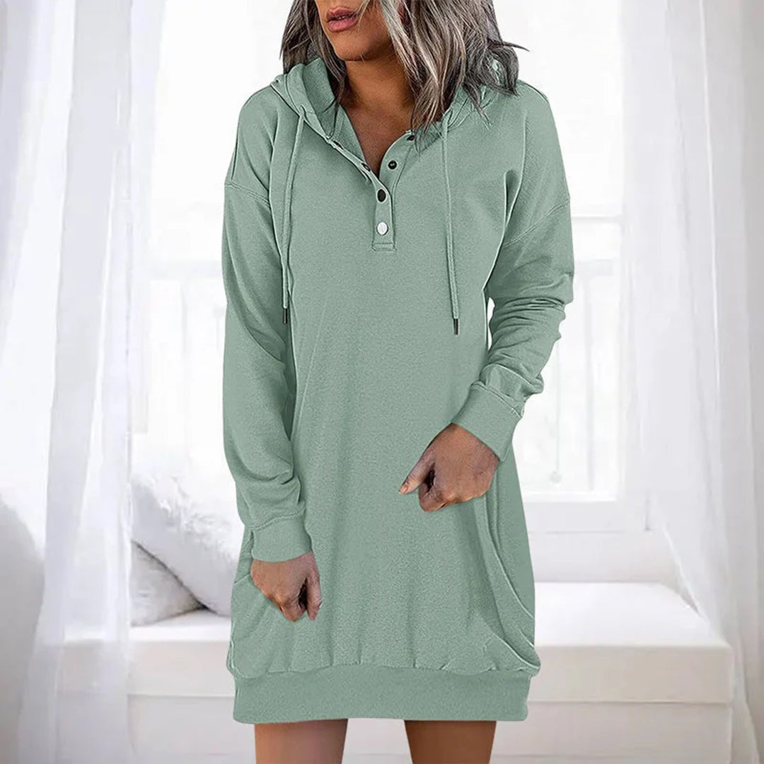 Althea - Casual Damesjurk met Capuchon