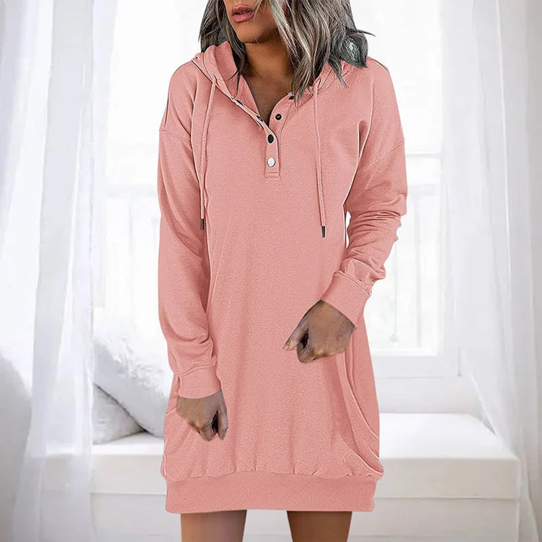 Althea - Casual Damesjurk met Capuchon