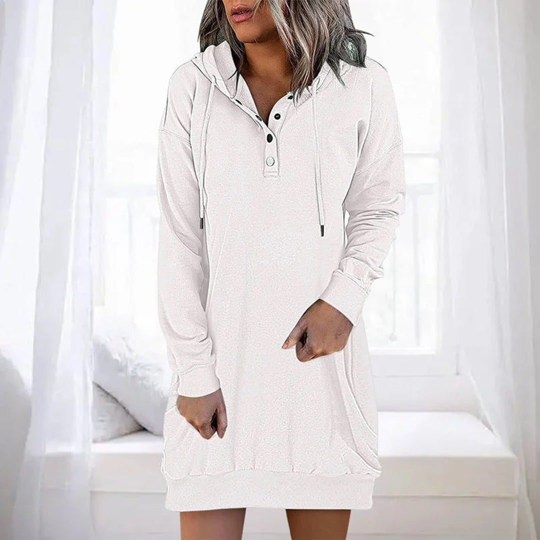 Althea - Casual Damesjurk met Capuchon