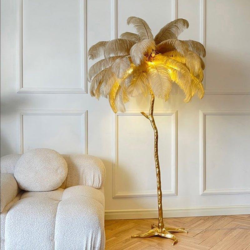 Anaëlle Luxe Pluizige Vloerlamp - LED Verlichting