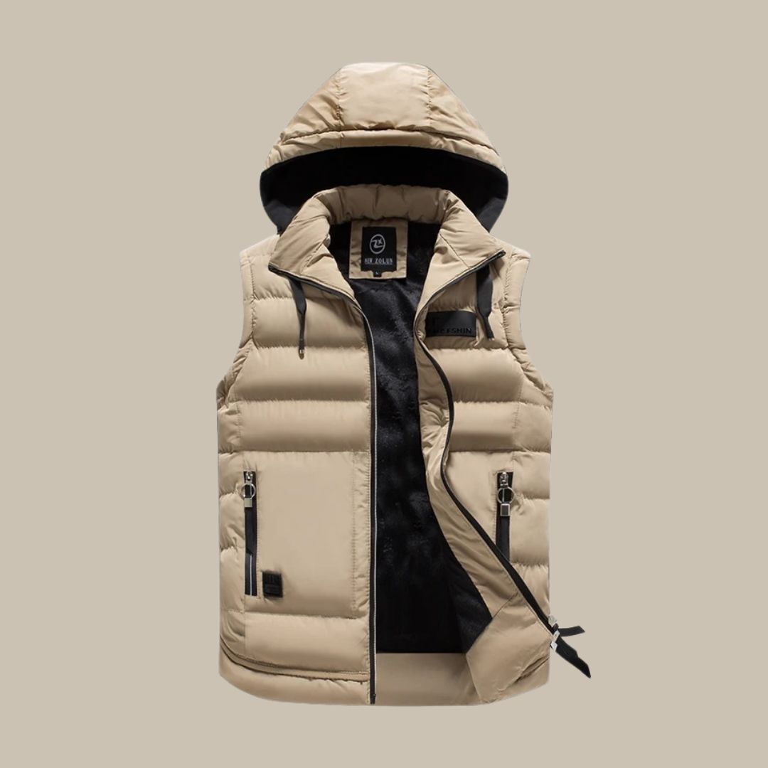 Anton - Heren Bodywarmer met Capuchon