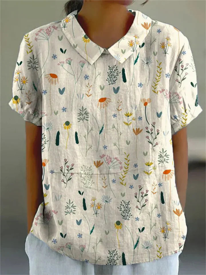Antonella Romantische Bloemenprint Damesblouse