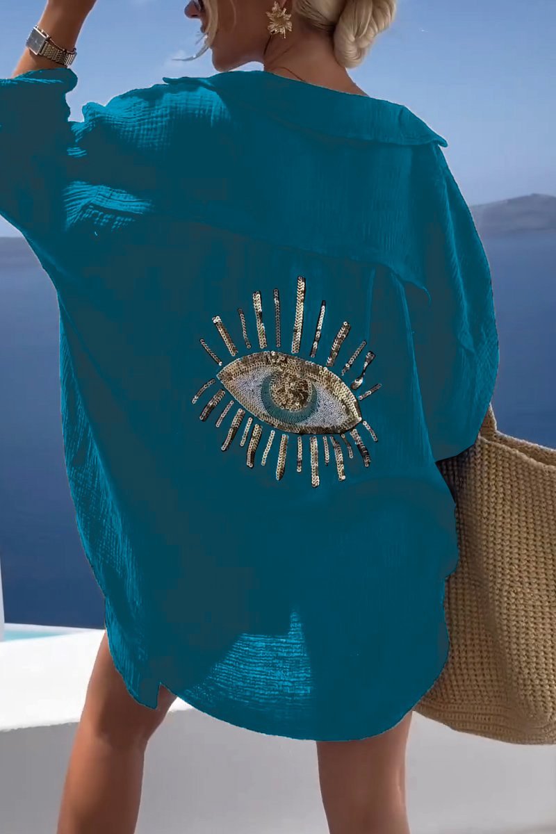 Arianna - Elegant Damesshirt met Pailletten