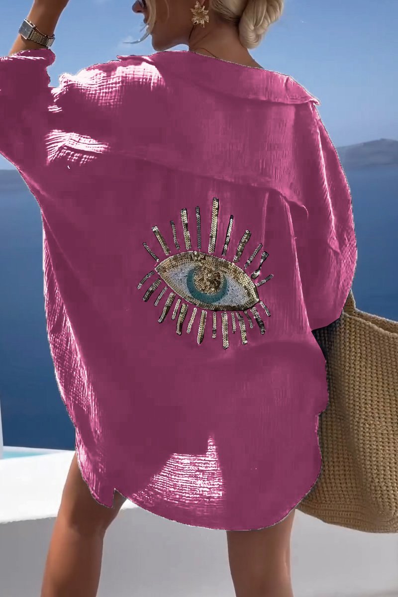 Arianna - Elegant Damesshirt met Pailletten