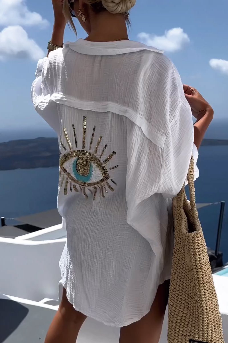 Arianna - Elegant Damesshirt met Pailletten