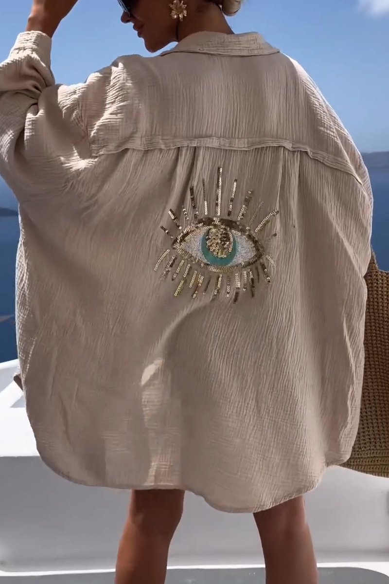 Arianna - Elegant Damesshirt met Pailletten