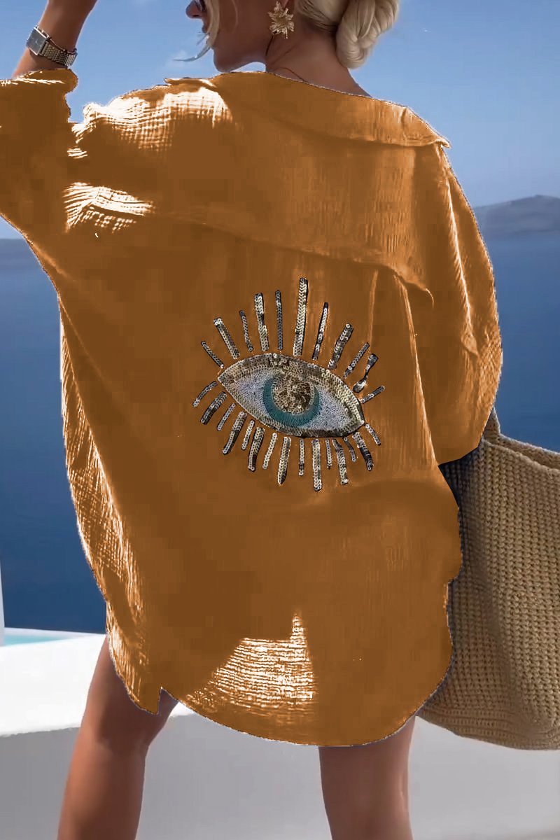 Arianna - Elegant Damesshirt met Pailletten