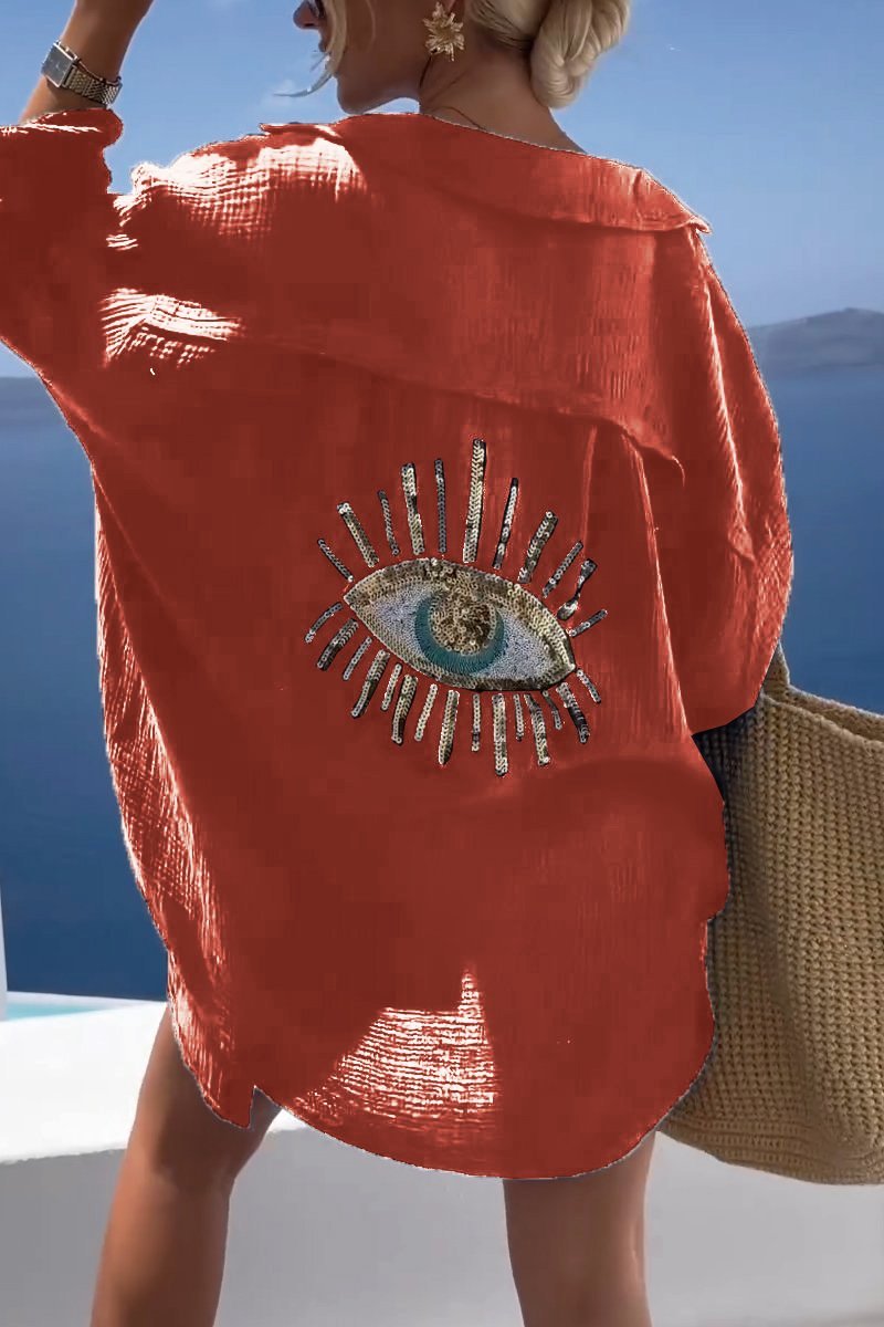 Arianna - Elegant Damesshirt met Pailletten