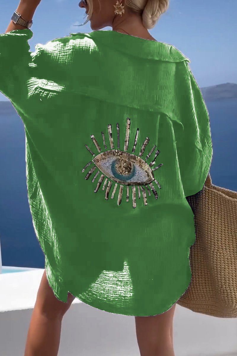 Arianna - Elegant Damesshirt met Pailletten