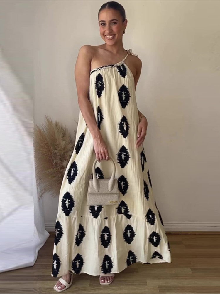 Asymmetrische Midi-Jurk Elegantie Meier