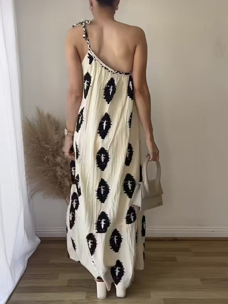 Asymmetrische Midi-Jurk Elegantie Meier