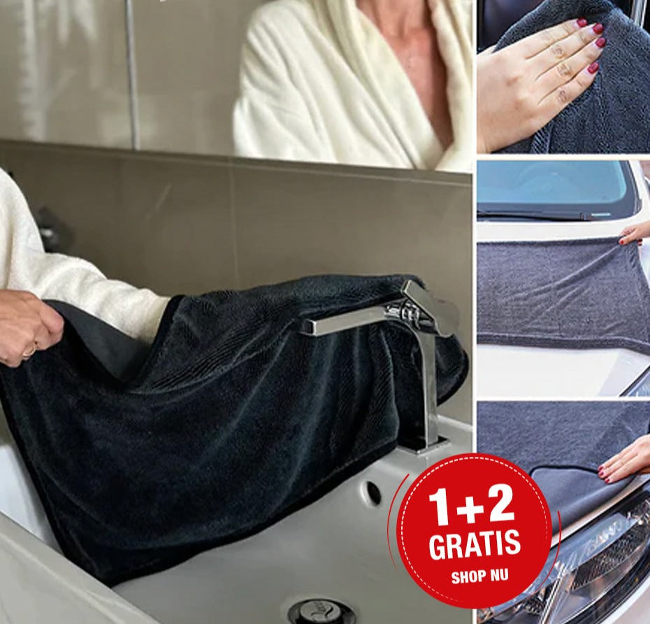 Auto- en Badkamer Droogdoek zonder Strepen