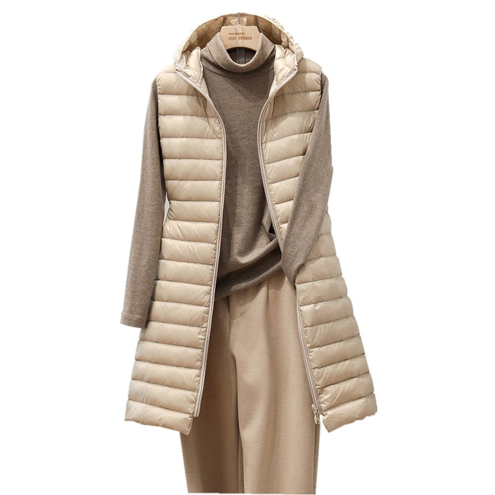 Aveline Damesvest Lichtgewicht met Capuchon