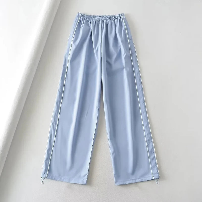 Baggy Cargo Broek met Trekkoord Taille