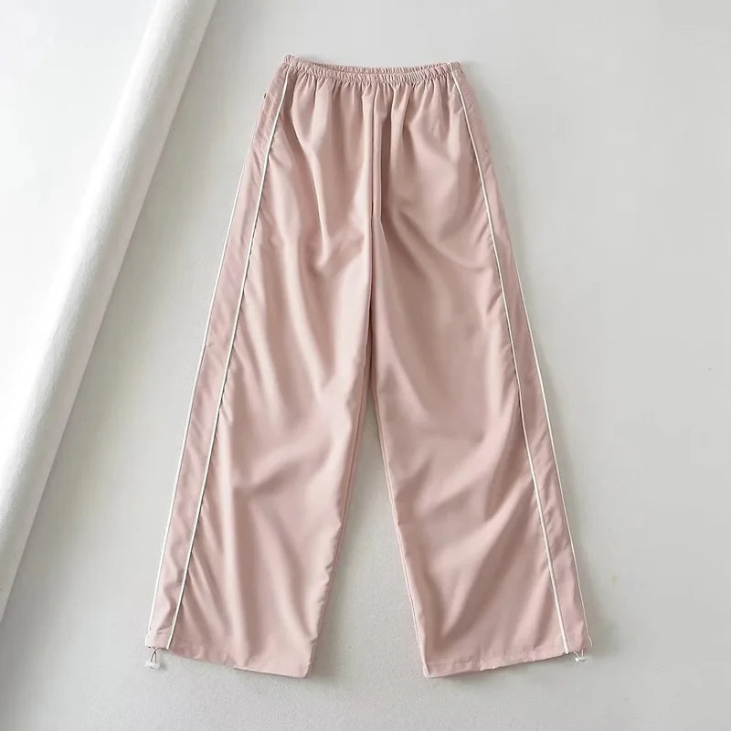Baggy Cargo Broek met Trekkoord Taille