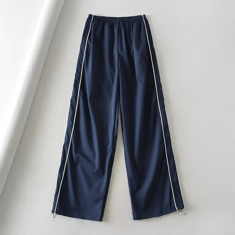 Baggy Cargo Broek met Trekkoord Taille