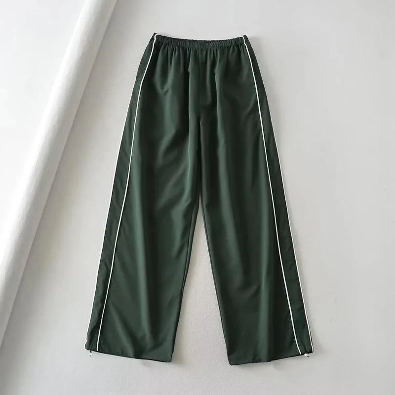 Baggy Cargo Broek met Trekkoord Taille