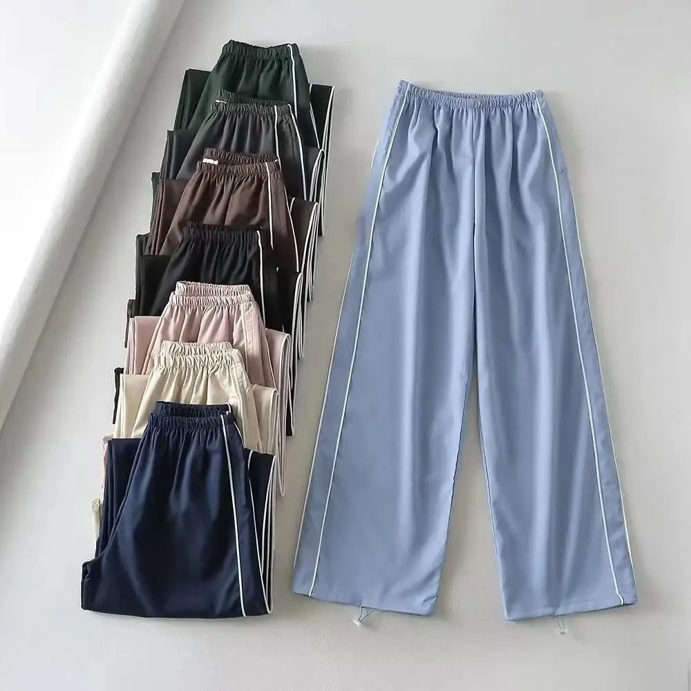 Baggy Cargo Broek met Trekkoord Taille