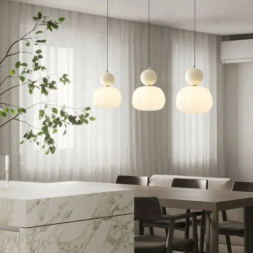 Bauhaus Hanglamp Crème - Hoogwaardig Metaal Sfeer
