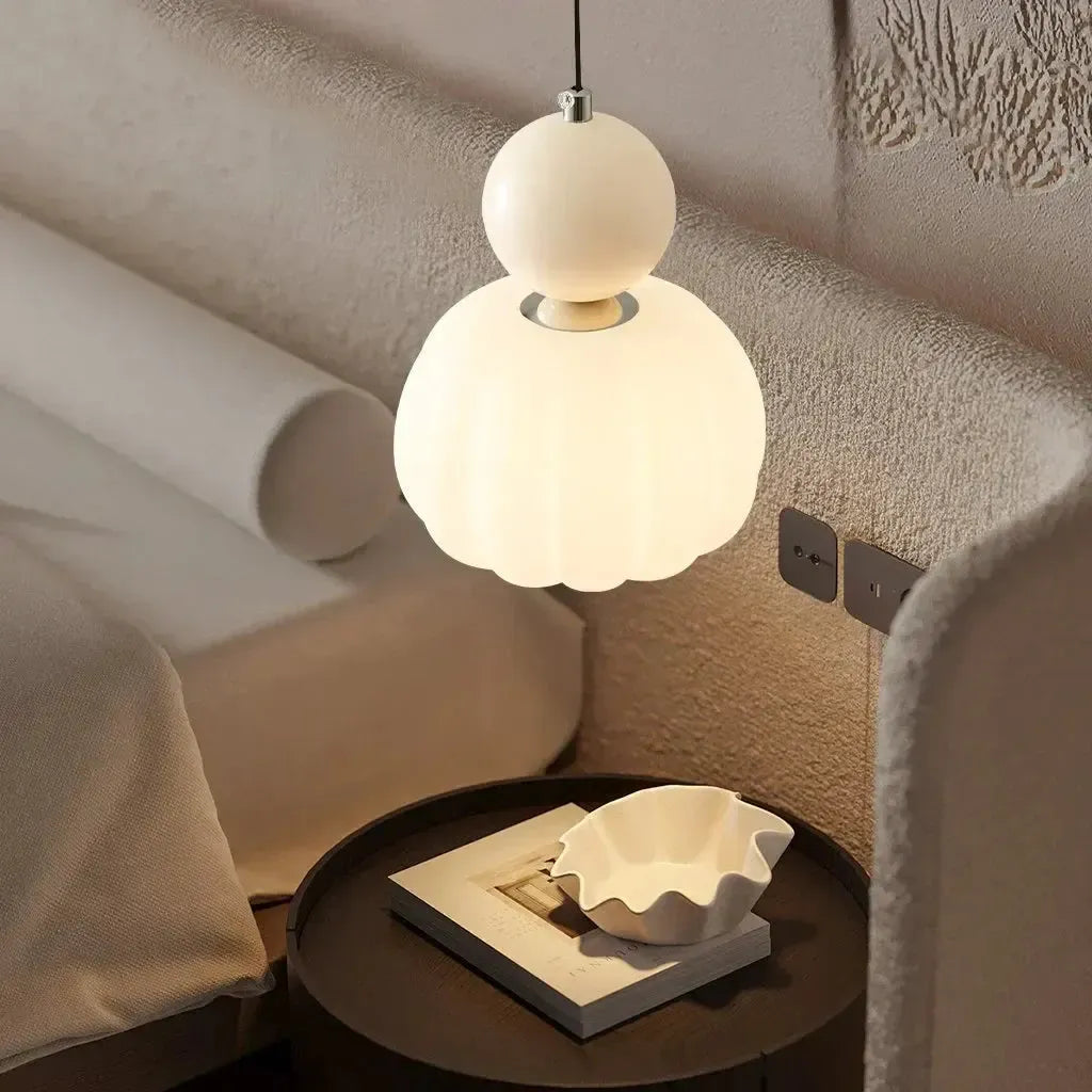 Bauhaus Hanglamp Crème - Hoogwaardig Metaal Sfeer