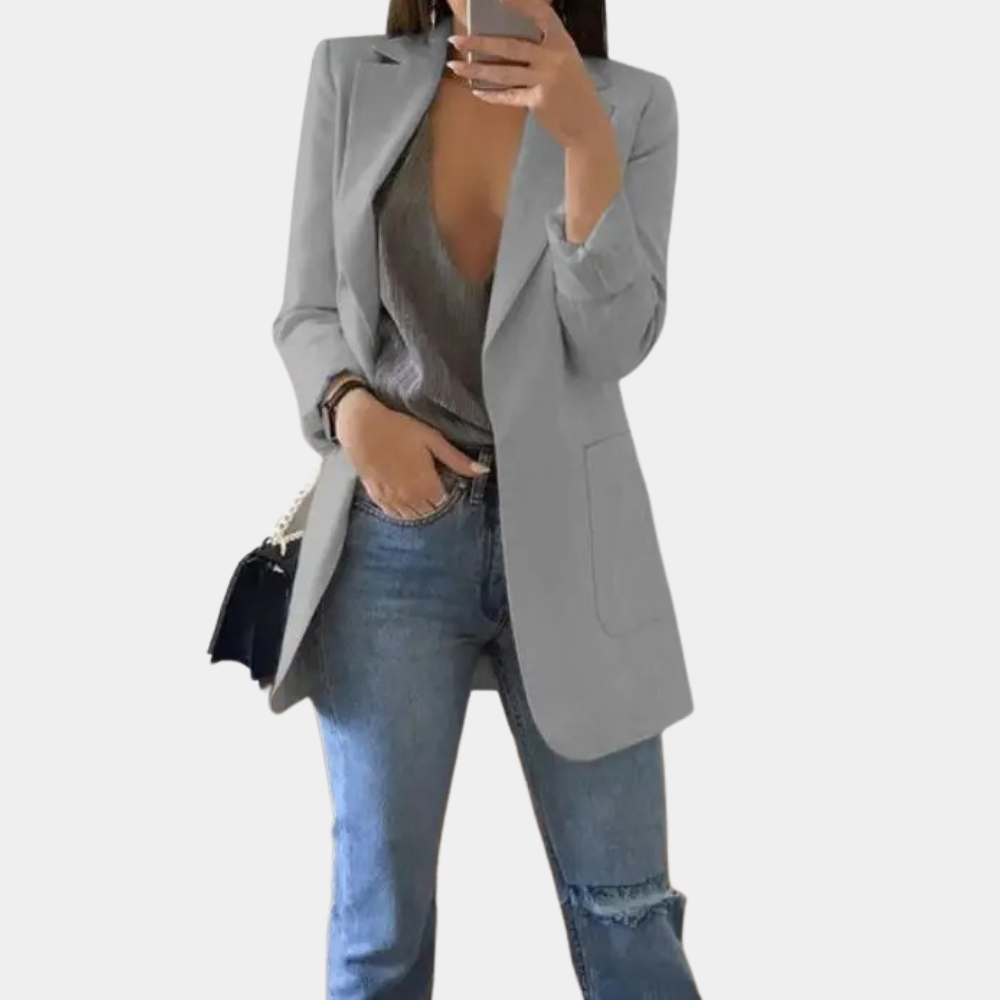 Bea Elegante Lange Damesblazer