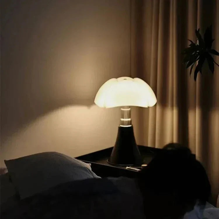 Bianca Retro LED Tafellamp - Acryl Sfeerverlichting